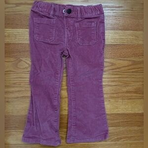 Pinkish maroon corduroy pants